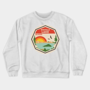 Wasilla Lake Alaska Crewneck Sweatshirt